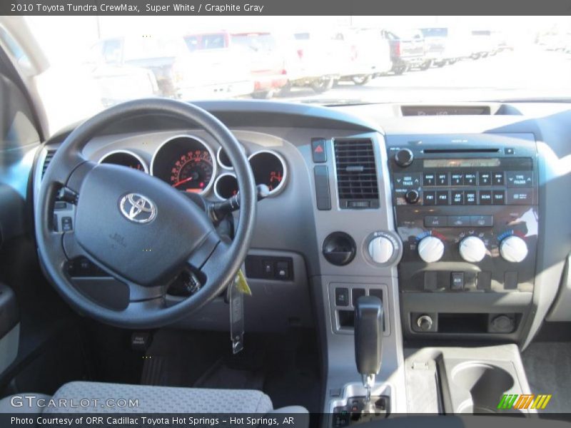 Super White / Graphite Gray 2010 Toyota Tundra CrewMax