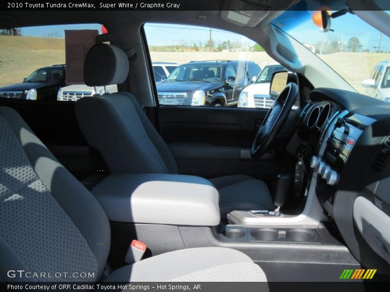 Super White / Graphite Gray 2010 Toyota Tundra CrewMax