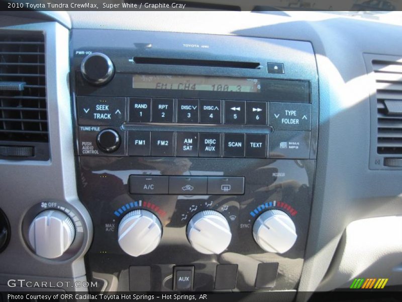 Super White / Graphite Gray 2010 Toyota Tundra CrewMax
