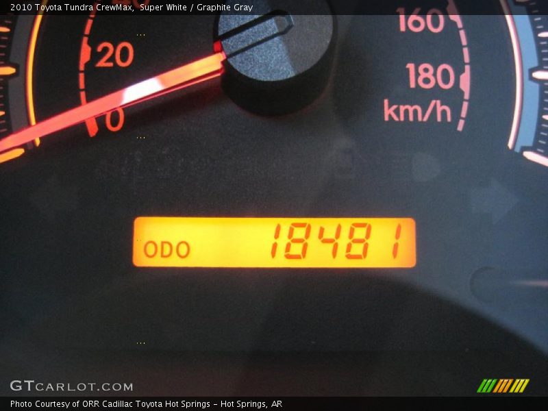 Super White / Graphite Gray 2010 Toyota Tundra CrewMax
