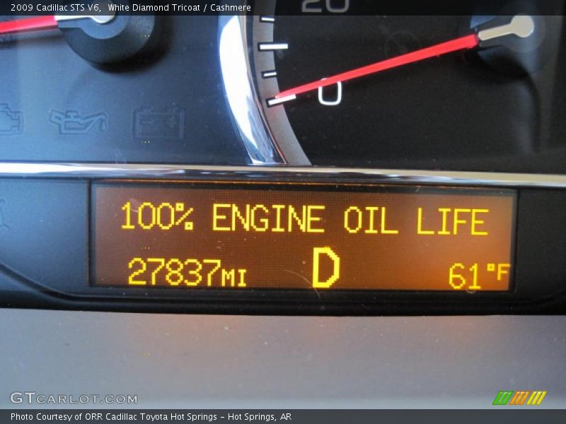 White Diamond Tricoat / Cashmere 2009 Cadillac STS V6