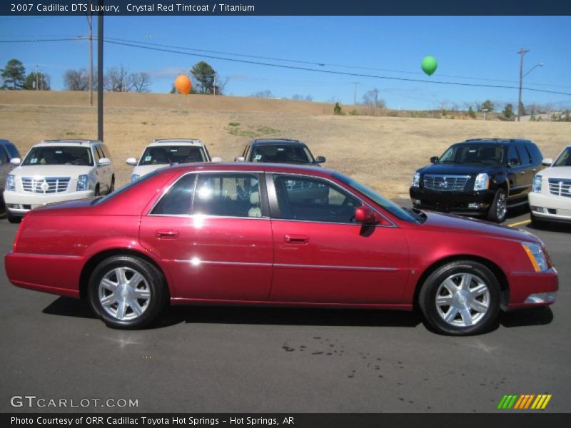 Crystal Red Tintcoat / Titanium 2007 Cadillac DTS Luxury