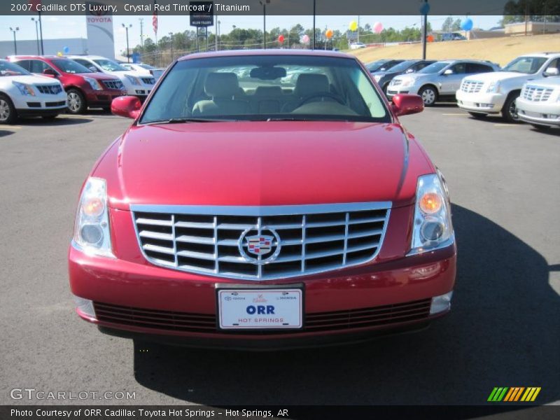 Crystal Red Tintcoat / Titanium 2007 Cadillac DTS Luxury