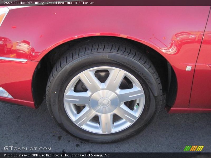 Crystal Red Tintcoat / Titanium 2007 Cadillac DTS Luxury