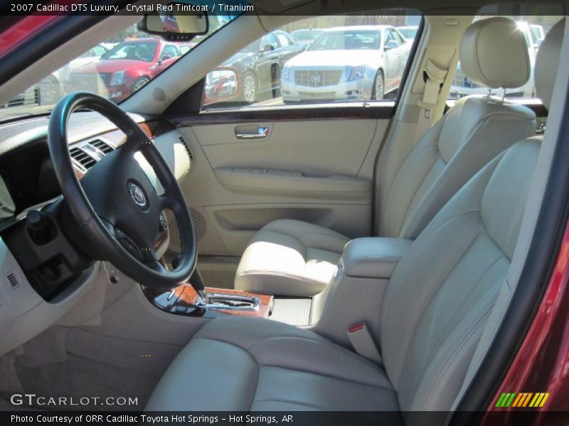 Crystal Red Tintcoat / Titanium 2007 Cadillac DTS Luxury