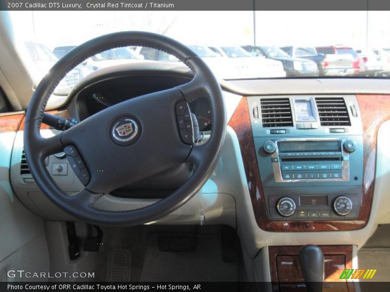 Crystal Red Tintcoat / Titanium 2007 Cadillac DTS Luxury