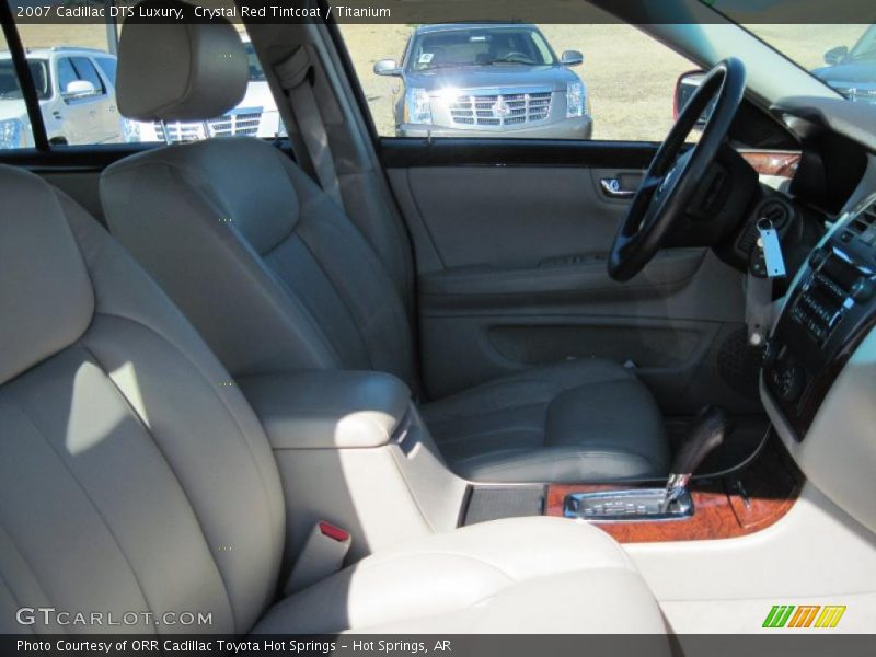 Crystal Red Tintcoat / Titanium 2007 Cadillac DTS Luxury