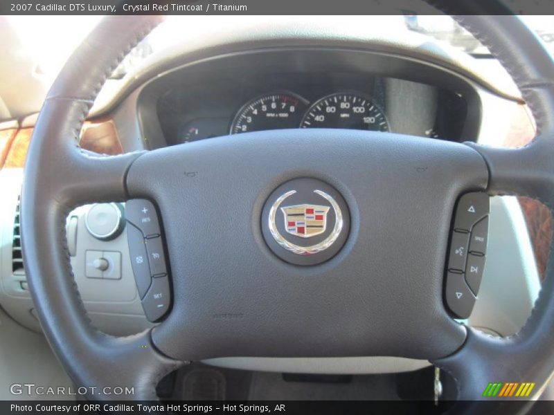 Crystal Red Tintcoat / Titanium 2007 Cadillac DTS Luxury