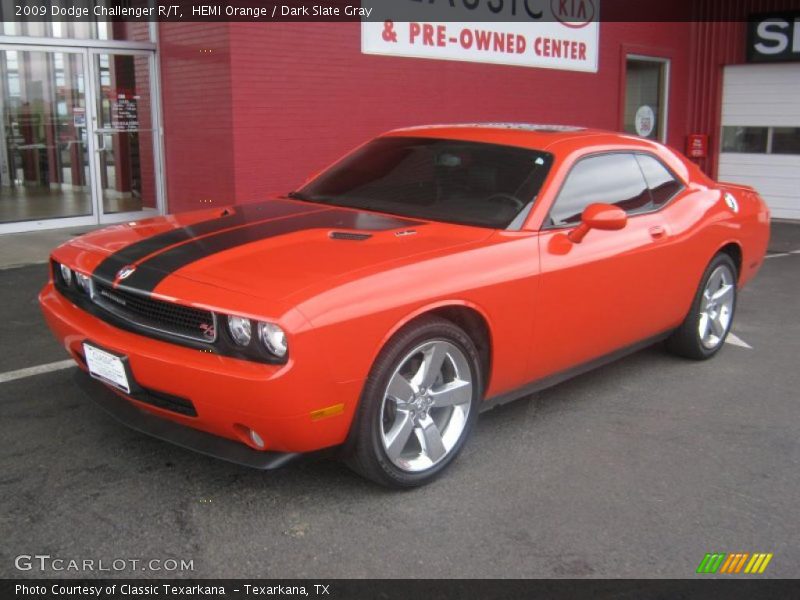 HEMI Orange / Dark Slate Gray 2009 Dodge Challenger R/T