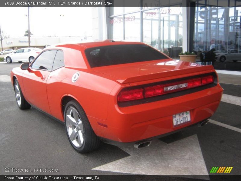 HEMI Orange / Dark Slate Gray 2009 Dodge Challenger R/T