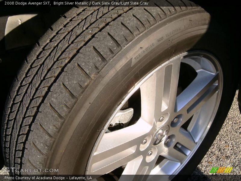 Bright Silver Metallic / Dark Slate Gray/Light Slate Gray 2008 Dodge Avenger SXT