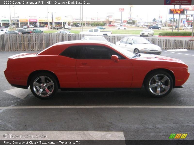 HEMI Orange / Dark Slate Gray 2009 Dodge Challenger R/T