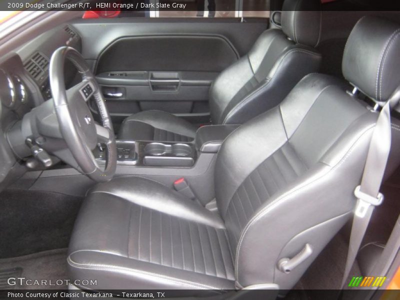 HEMI Orange / Dark Slate Gray 2009 Dodge Challenger R/T