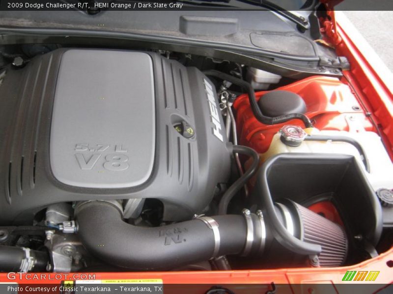 HEMI Orange / Dark Slate Gray 2009 Dodge Challenger R/T
