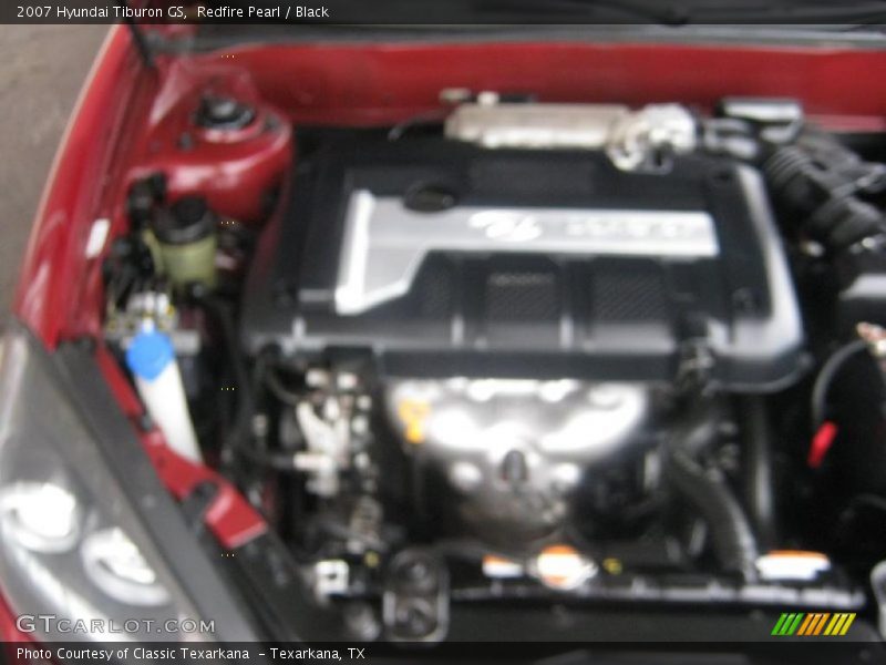 Redfire Pearl / Black 2007 Hyundai Tiburon GS