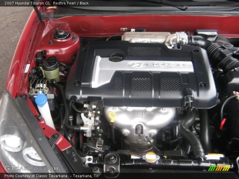 Redfire Pearl / Black 2007 Hyundai Tiburon GS