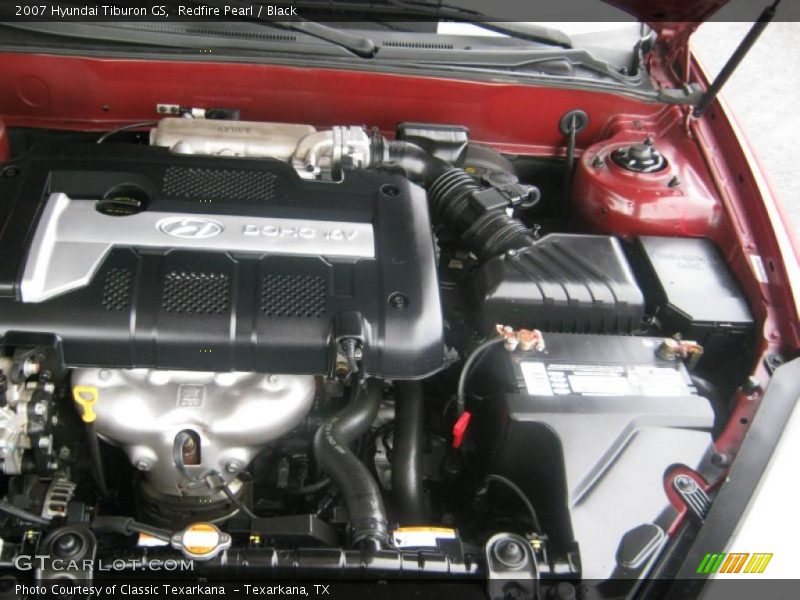 Redfire Pearl / Black 2007 Hyundai Tiburon GS