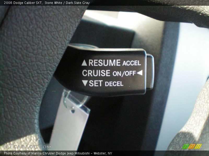 Stone White / Dark Slate Gray 2008 Dodge Caliber SXT