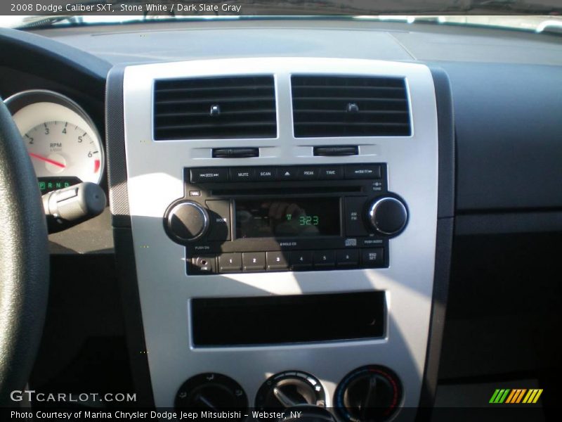 Stone White / Dark Slate Gray 2008 Dodge Caliber SXT