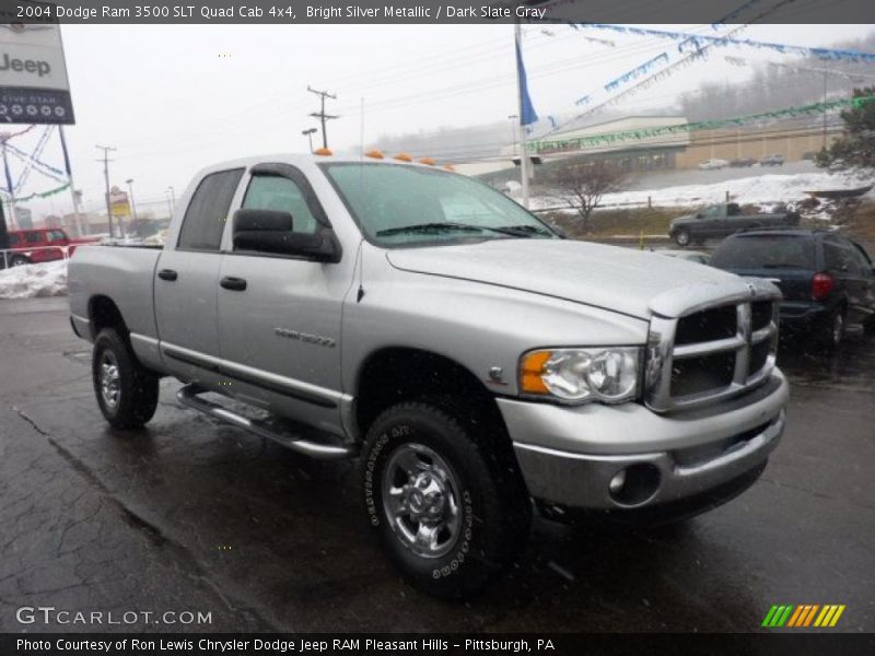 Front 3/4 View of 2004 Ram 3500 SLT Quad Cab 4x4
