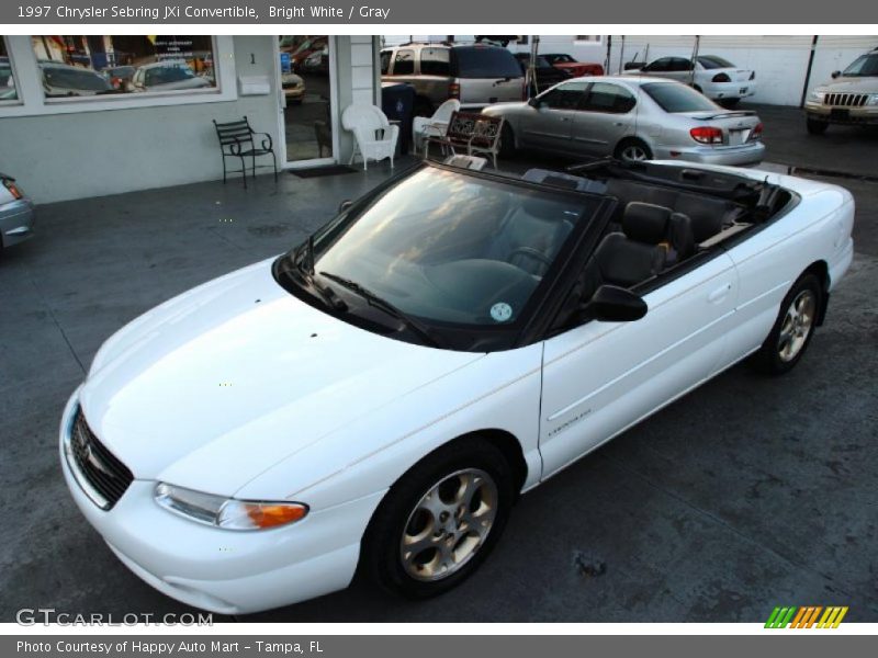 Bright White / Gray 1997 Chrysler Sebring JXi Convertible
