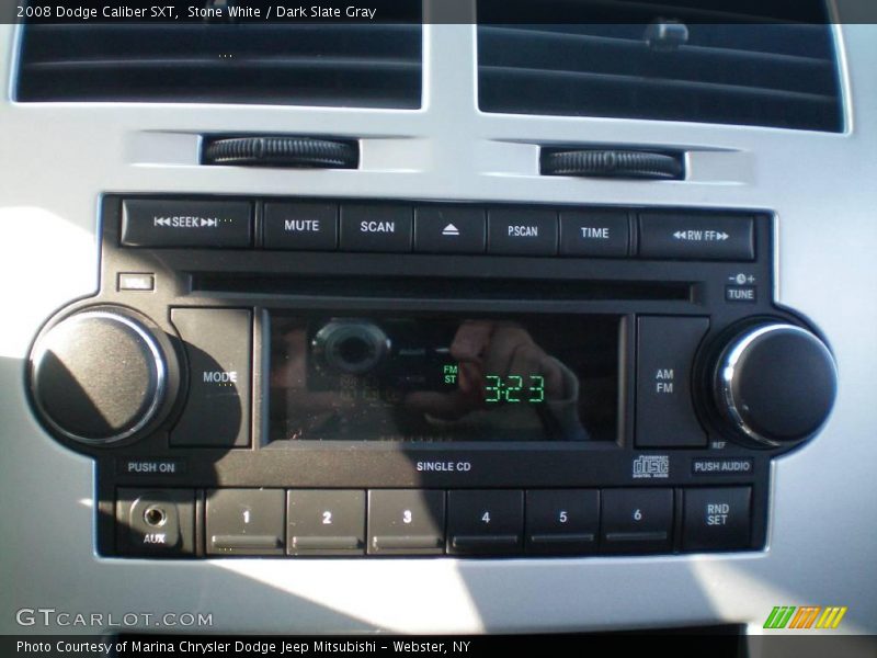 Stone White / Dark Slate Gray 2008 Dodge Caliber SXT