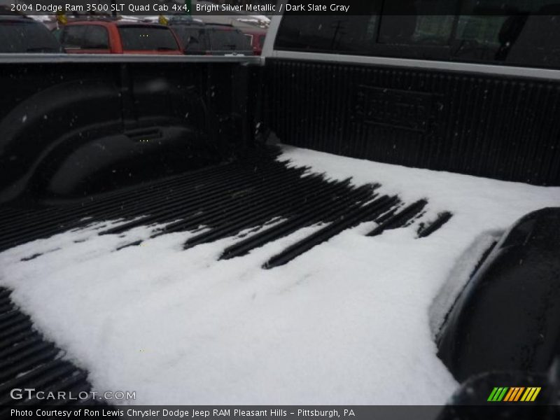 Bright Silver Metallic / Dark Slate Gray 2004 Dodge Ram 3500 SLT Quad Cab 4x4