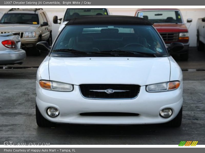 Bright White / Gray 1997 Chrysler Sebring JXi Convertible