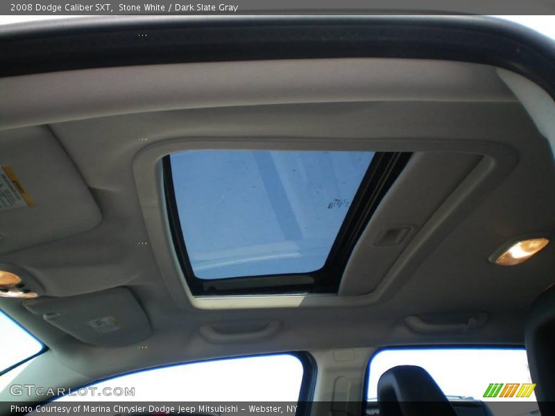 Stone White / Dark Slate Gray 2008 Dodge Caliber SXT