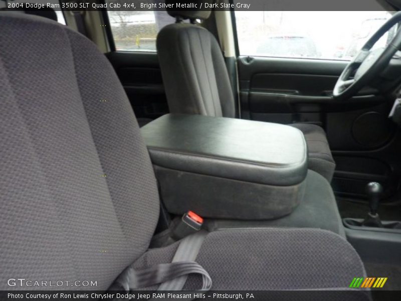Bright Silver Metallic / Dark Slate Gray 2004 Dodge Ram 3500 SLT Quad Cab 4x4