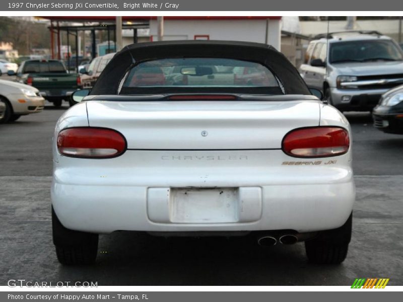 Bright White / Gray 1997 Chrysler Sebring JXi Convertible