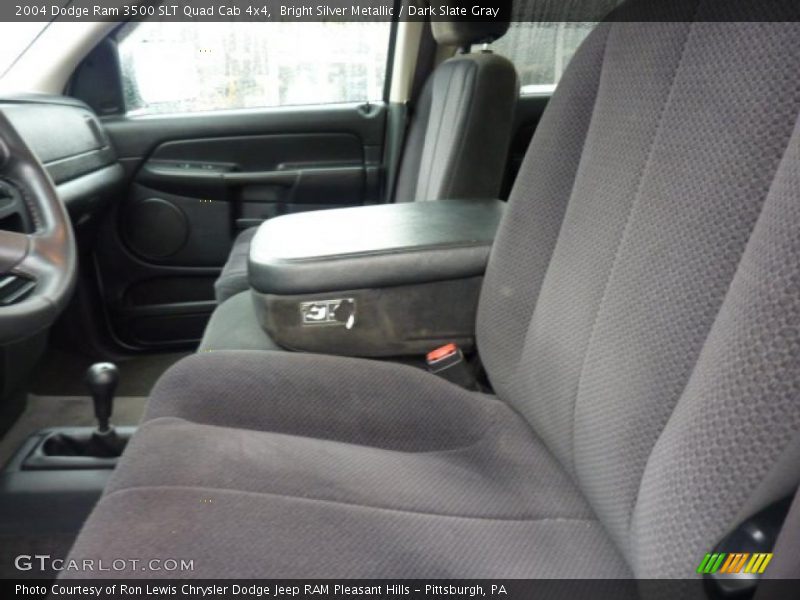 Bright Silver Metallic / Dark Slate Gray 2004 Dodge Ram 3500 SLT Quad Cab 4x4