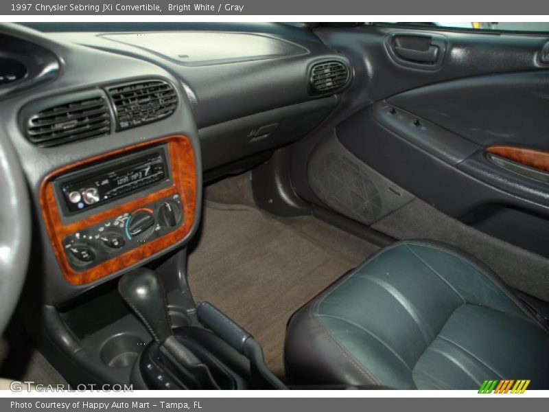 Bright White / Gray 1997 Chrysler Sebring JXi Convertible