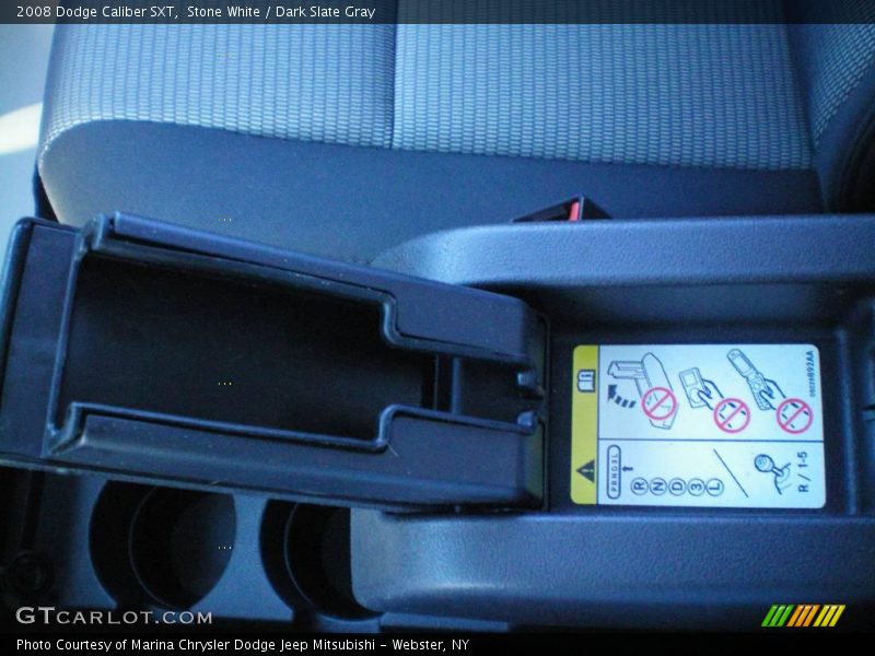 Stone White / Dark Slate Gray 2008 Dodge Caliber SXT