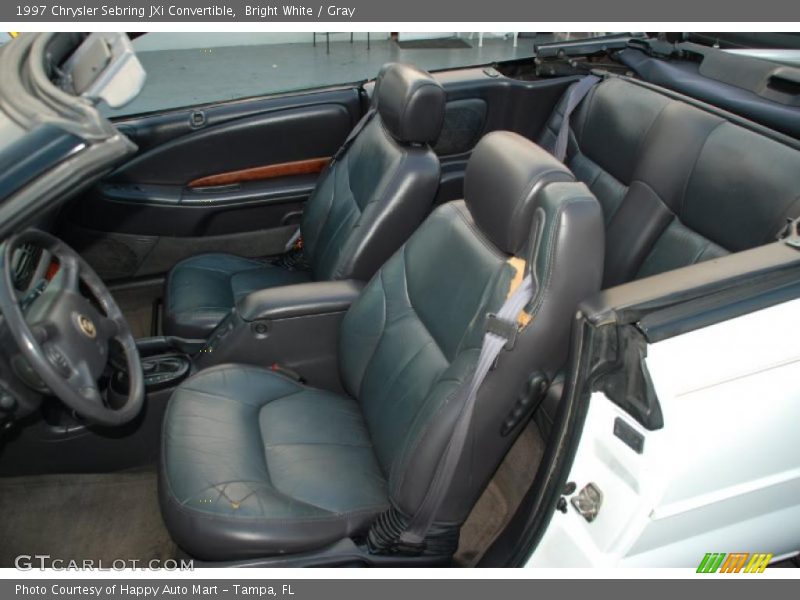  1997 Sebring JXi Convertible Gray Interior