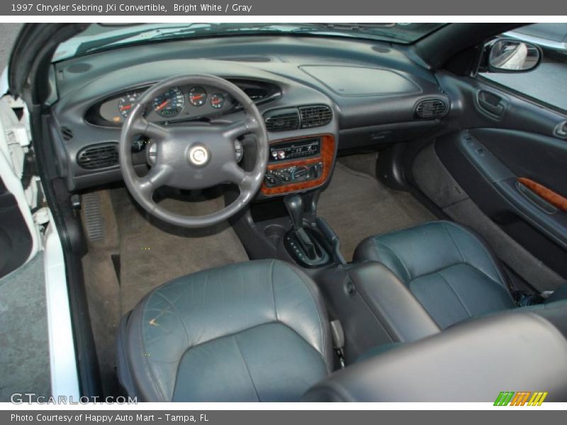 Gray Interior - 1997 Sebring JXi Convertible 
