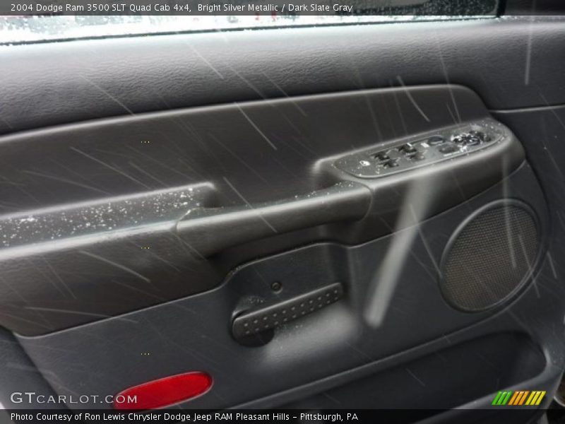 Bright Silver Metallic / Dark Slate Gray 2004 Dodge Ram 3500 SLT Quad Cab 4x4