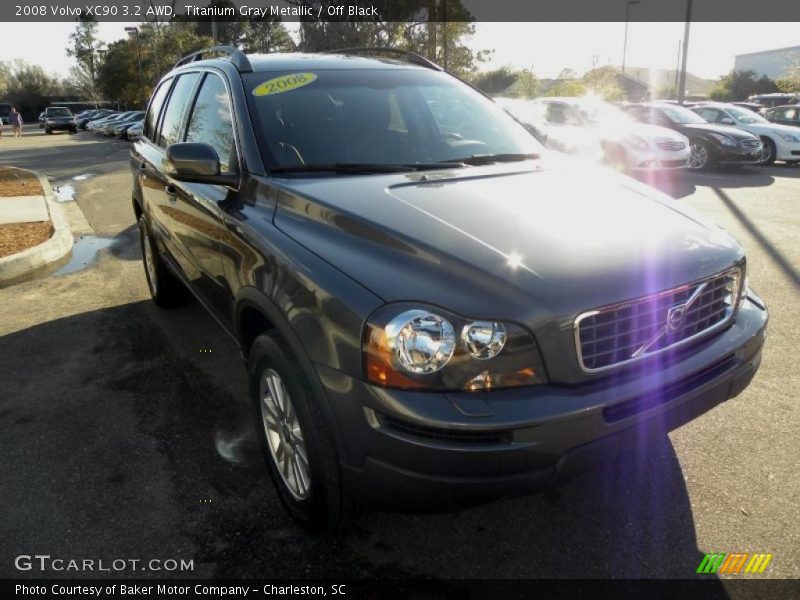 Titanium Gray Metallic / Off Black 2008 Volvo XC90 3.2 AWD