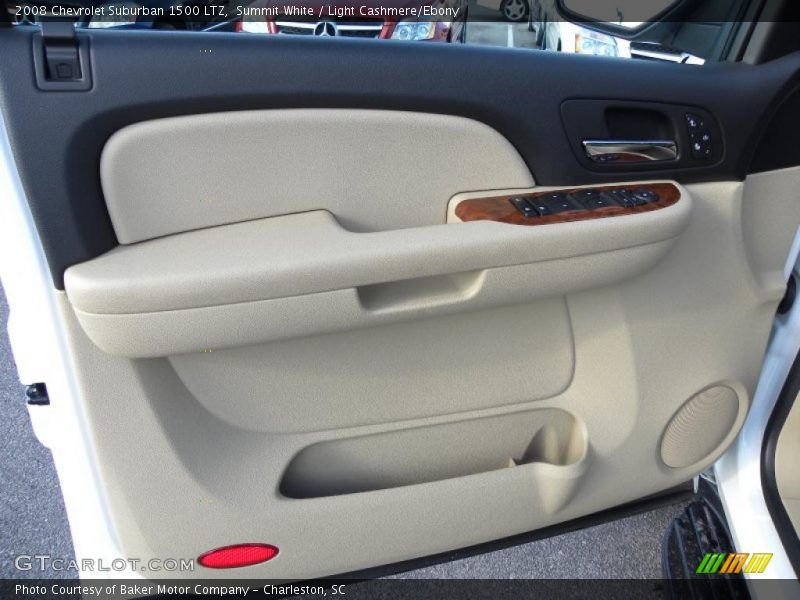 Summit White / Light Cashmere/Ebony 2008 Chevrolet Suburban 1500 LTZ