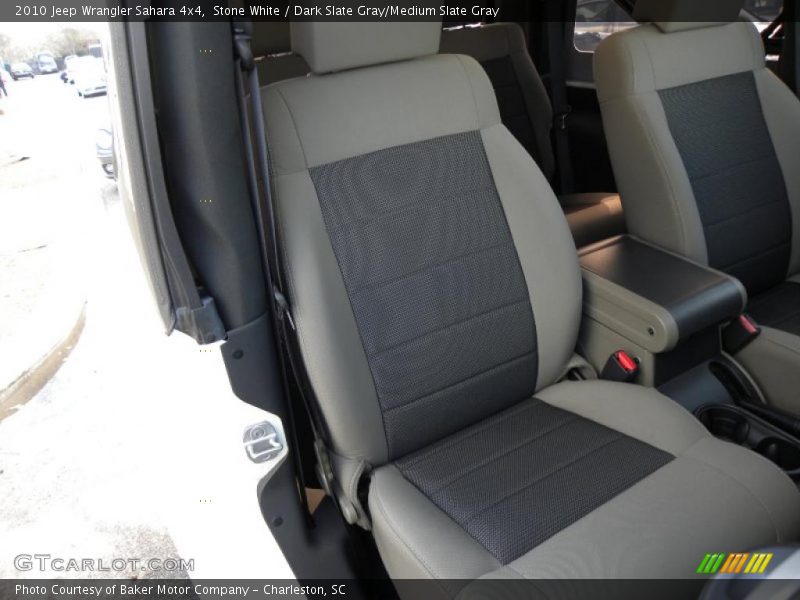 Stone White / Dark Slate Gray/Medium Slate Gray 2010 Jeep Wrangler Sahara 4x4