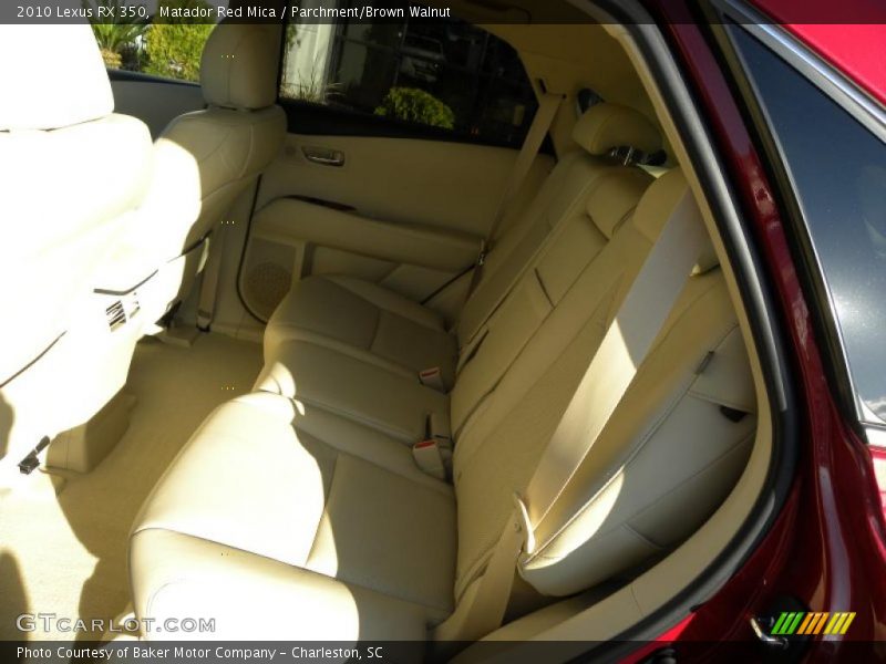 Matador Red Mica / Parchment/Brown Walnut 2010 Lexus RX 350