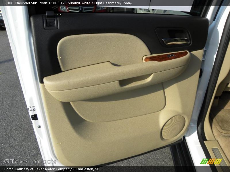Summit White / Light Cashmere/Ebony 2008 Chevrolet Suburban 1500 LTZ