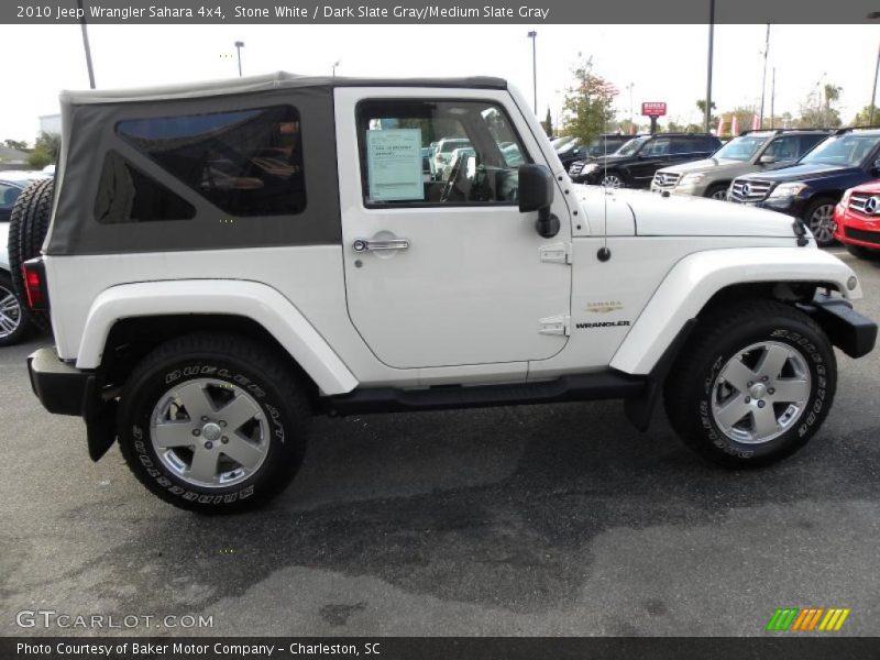 Stone White / Dark Slate Gray/Medium Slate Gray 2010 Jeep Wrangler Sahara 4x4