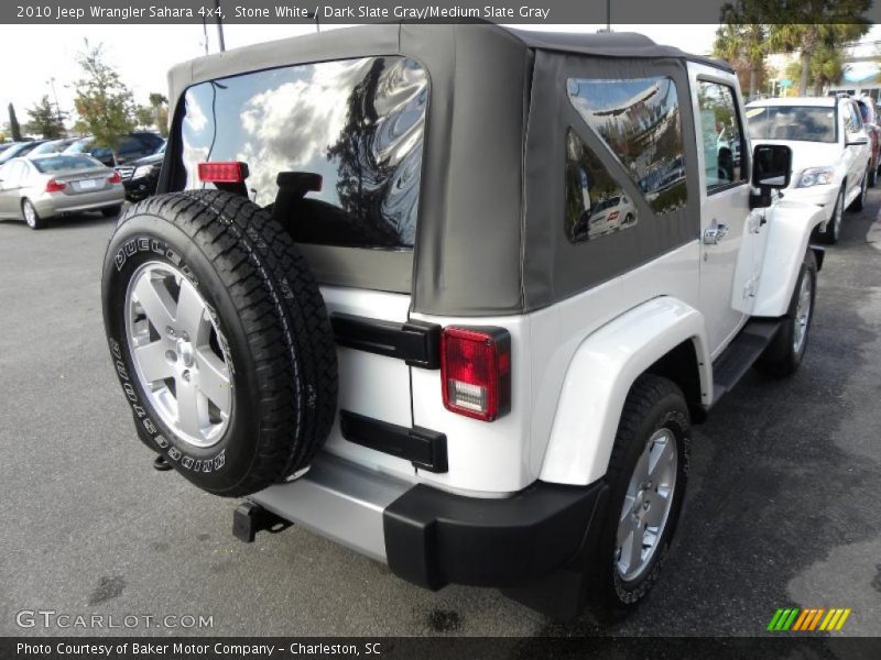 Stone White / Dark Slate Gray/Medium Slate Gray 2010 Jeep Wrangler Sahara 4x4