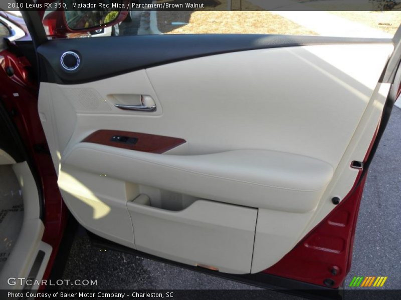 Matador Red Mica / Parchment/Brown Walnut 2010 Lexus RX 350
