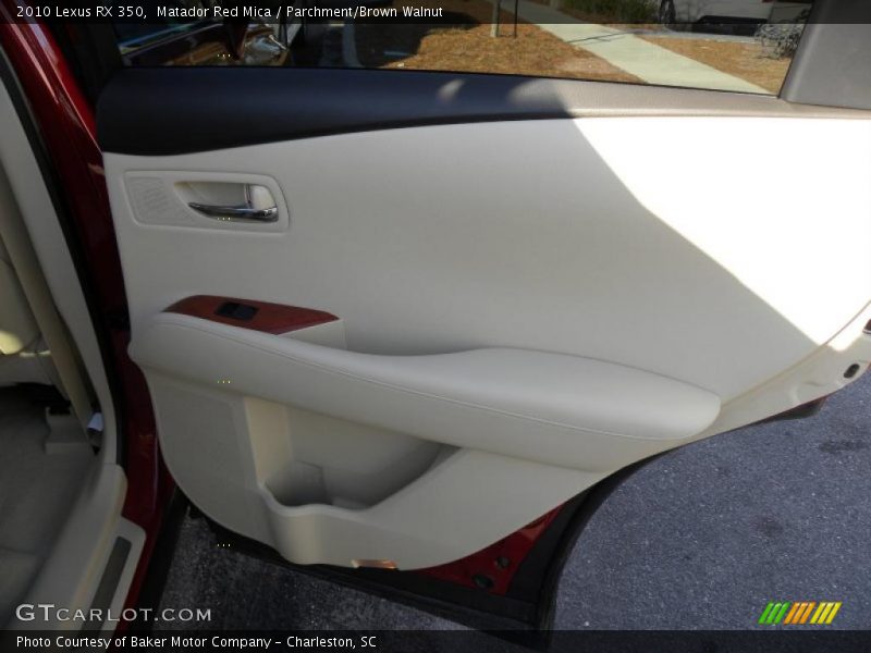Matador Red Mica / Parchment/Brown Walnut 2010 Lexus RX 350