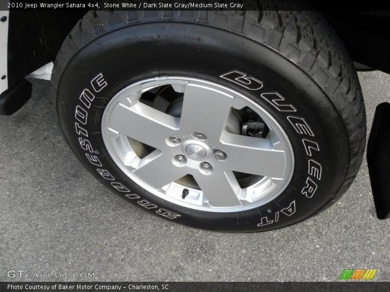 Stone White / Dark Slate Gray/Medium Slate Gray 2010 Jeep Wrangler Sahara 4x4