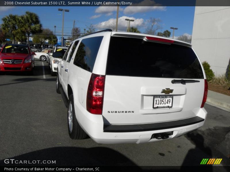 Summit White / Light Cashmere/Ebony 2008 Chevrolet Suburban 1500 LTZ