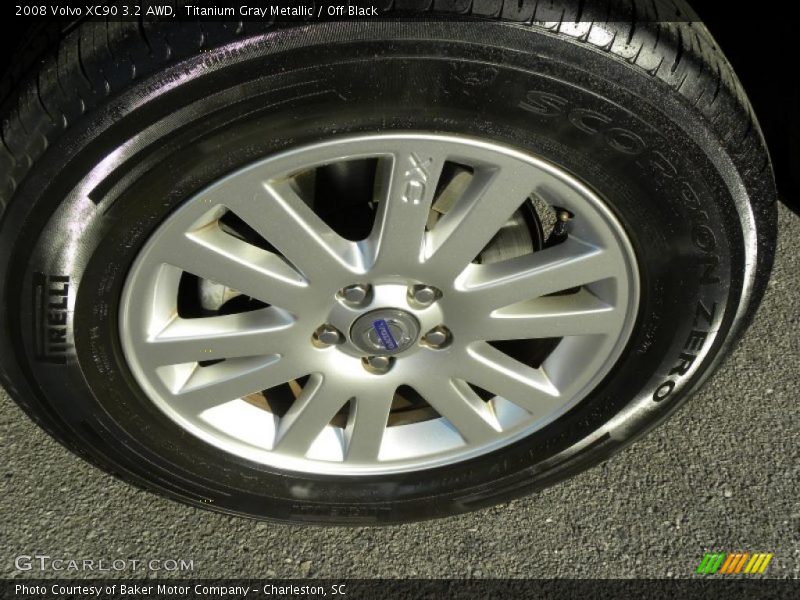 Titanium Gray Metallic / Off Black 2008 Volvo XC90 3.2 AWD