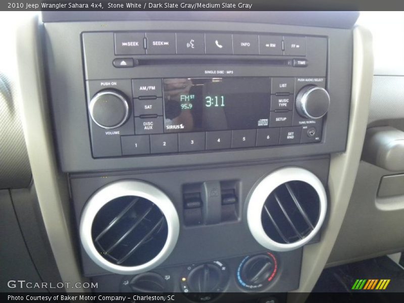 Stone White / Dark Slate Gray/Medium Slate Gray 2010 Jeep Wrangler Sahara 4x4